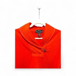 Lauren Ralph Lauren New Orange Cotton Sweatshirt. Size L
Never worn. NWOT.
